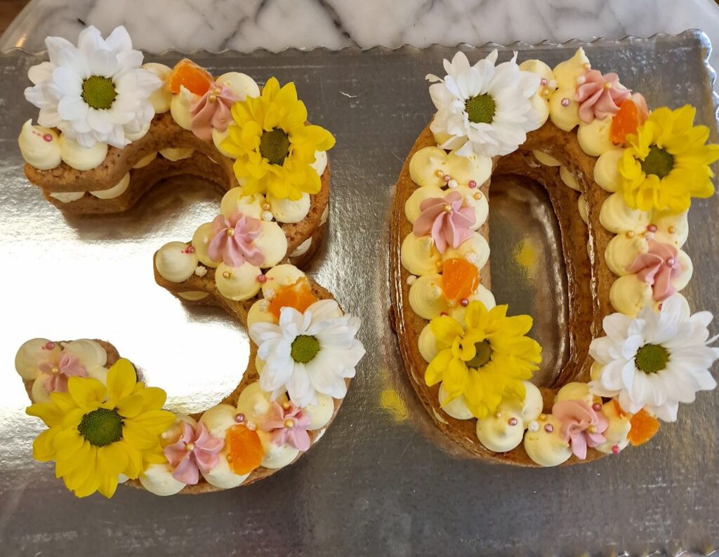 Two-digit cake